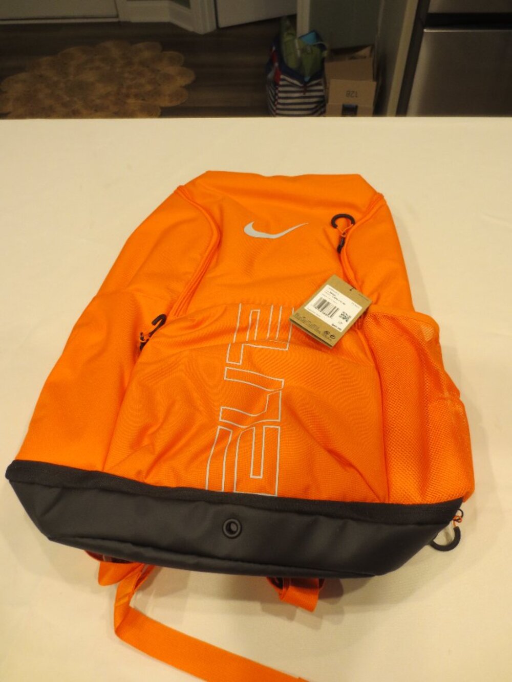 Nike Hoops Elite Basketball Backpack 32L Orange - School Bag - New w/ Tag